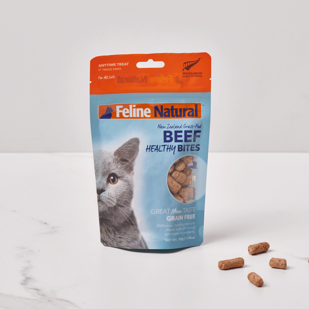 Feline Natural Beef Healthy Bites Cat Treats