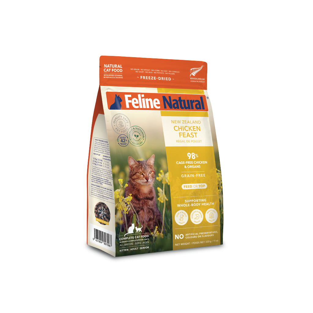 Feline Natural Chicken Feast Freeze-Dried Cat Food