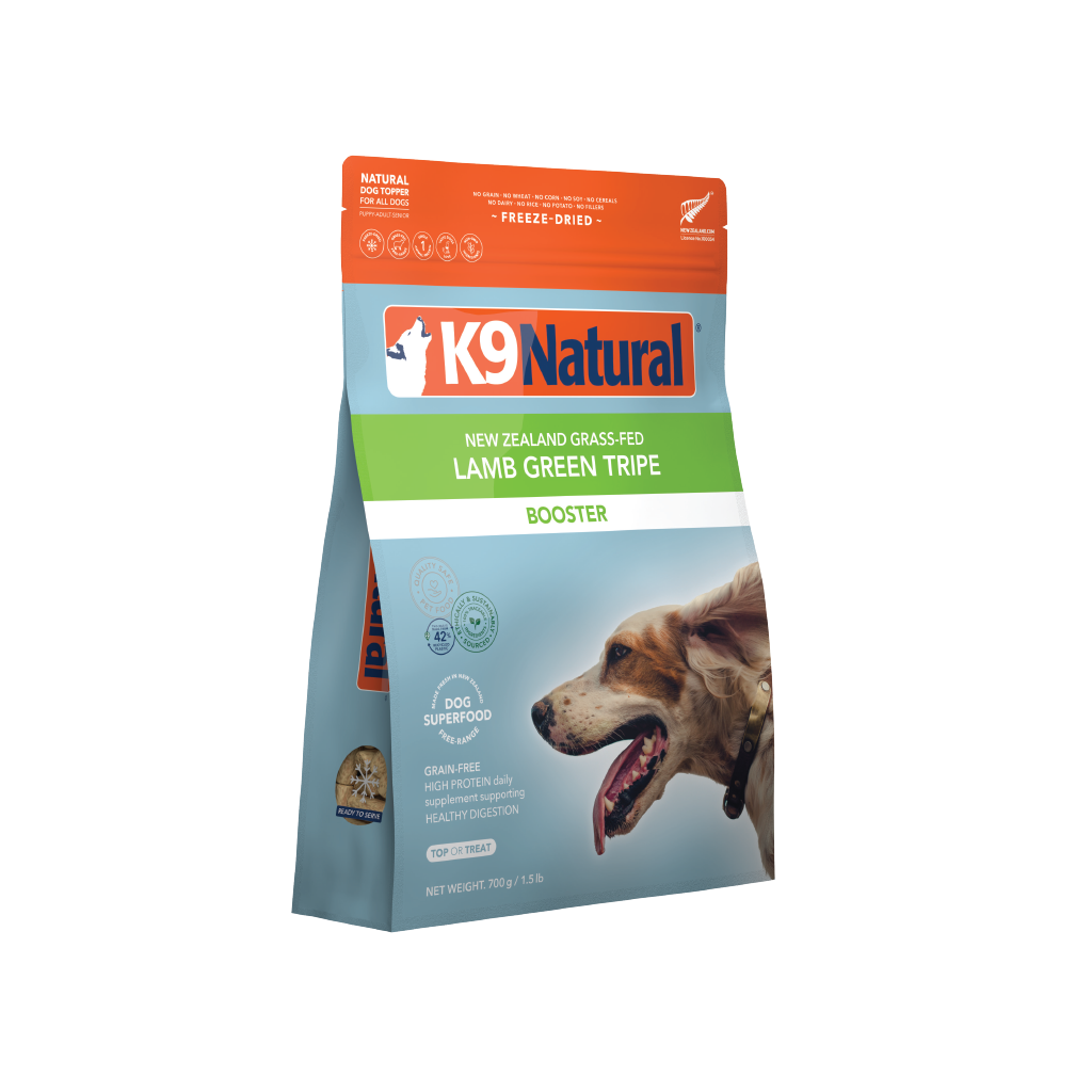 K9 Natural Lamb Green Tripe Freeze-Dried Booster