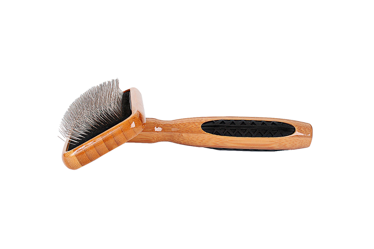 Bass Slicker Style Pet Brush SOFT | Striped or Dark Finish
