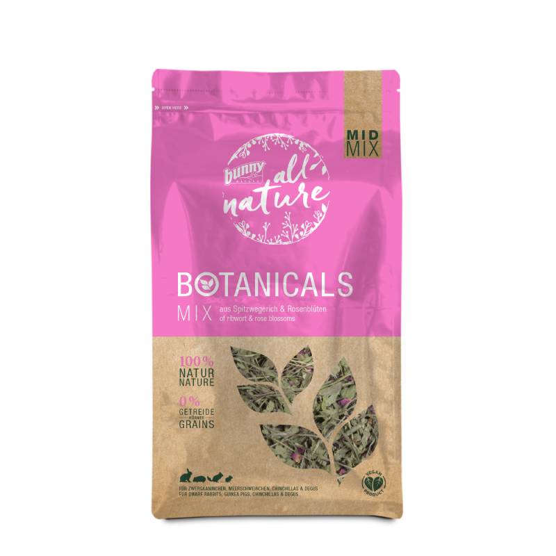 Bunny Nature Botanicals Ribwort & Rose Blossoms (120g)