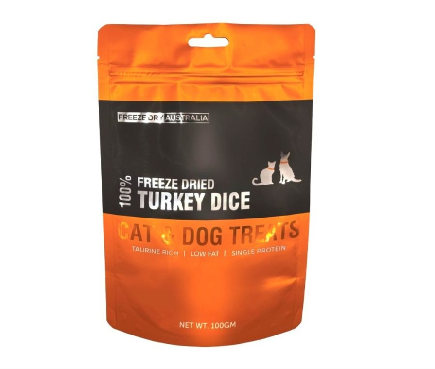 Freeze Dry Australia Freeze Dried Turkey Dice Pet Treats