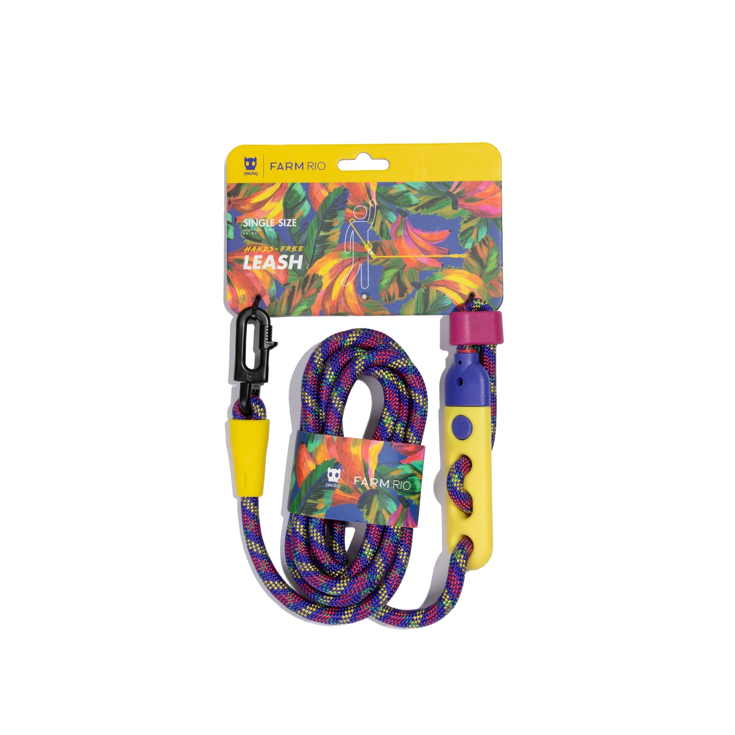 zee.dog x FARM Rio Samba HandsFree Leash