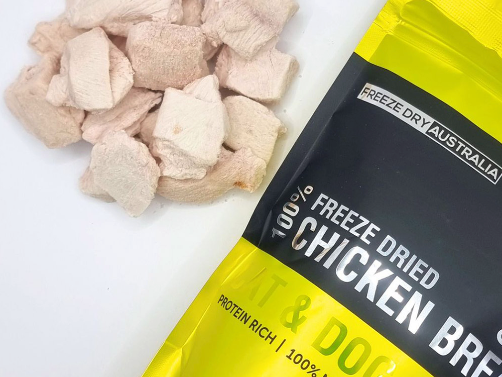 Freeze Dry Australia Freeze Dried Diced Chicken Breast Pet Treats