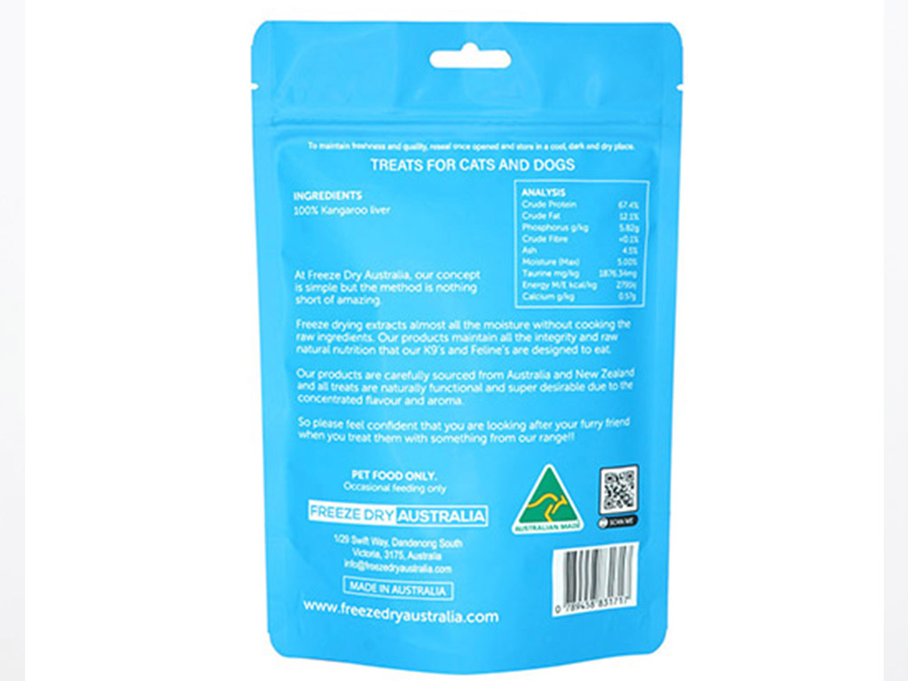 Freeze Dry Australia Freeze Dried Kangaroo Liver Pet Treats