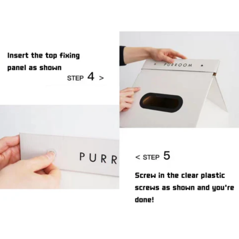 Purroom Milk Carton Cat House and Scratcher