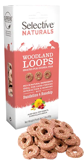 Supreme Selective Naturals Woodland Loops with Dandelion & Rosehip (80g)