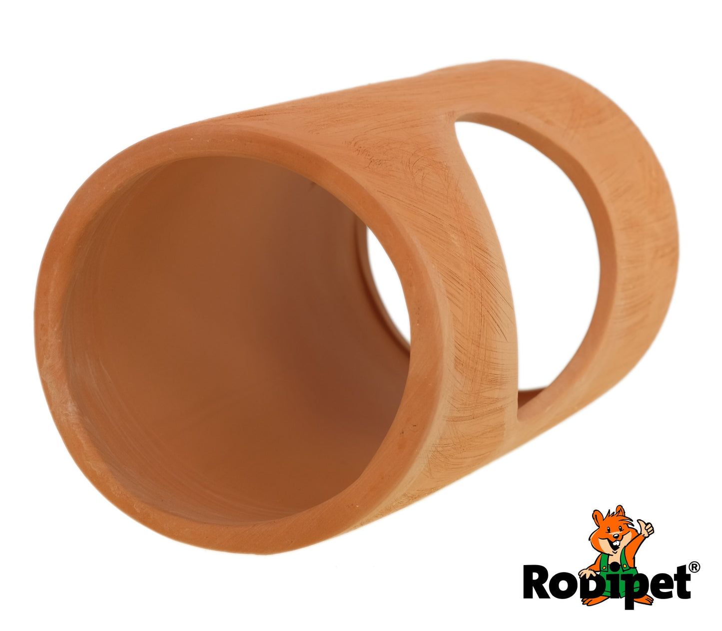 Rodipet EasyClean TERRA Ceramic Tube with Side Entrance | 20cm
