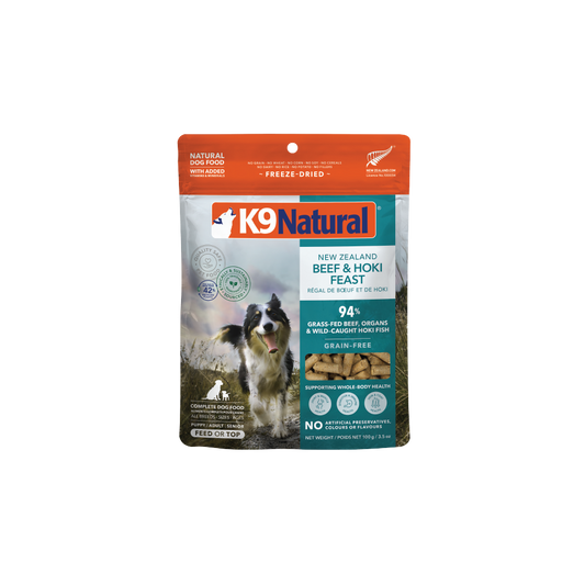 K9 Natural Freeze Dried Hoki & Beef Feast (100g)