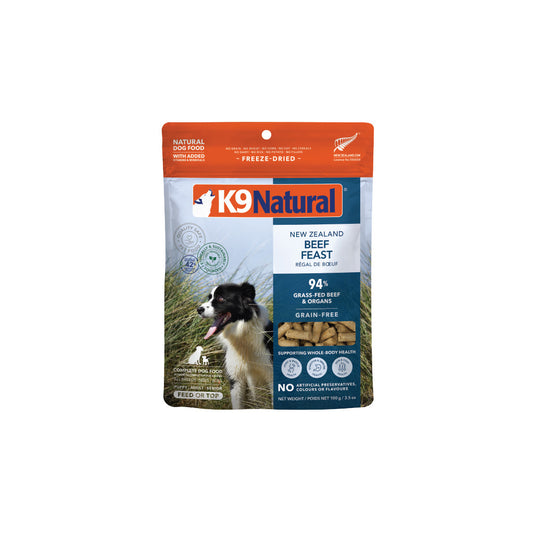 K9 Natural Freeze Dried Beef Feast (100g)