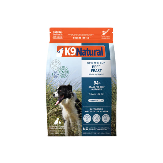 K9 Natural Freeze Dried Beef Feast (500g)