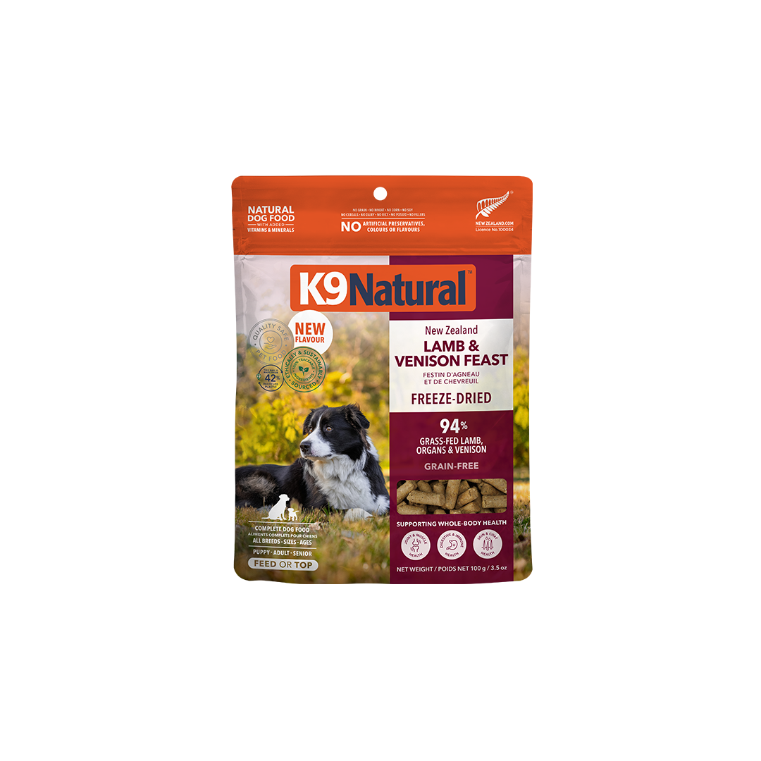 K9 Natural Freeze Dried Lamb & Venison Feast (100g)