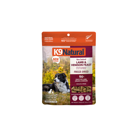K9 Natural Freeze Dried Lamb & Venison Feast (100g)