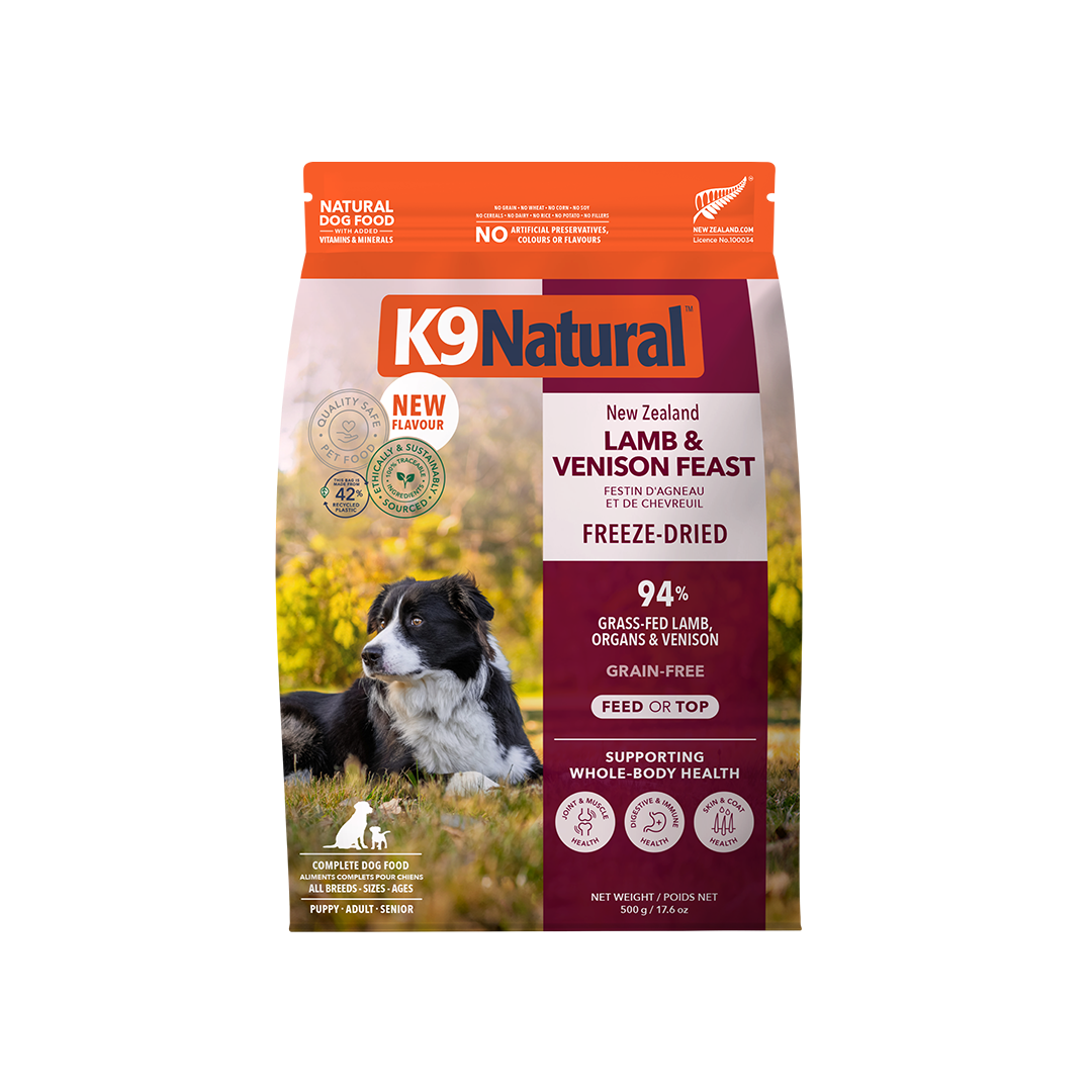 K9 Natural Freeze Dried Lamb & Venison Feast (1.8kg)
