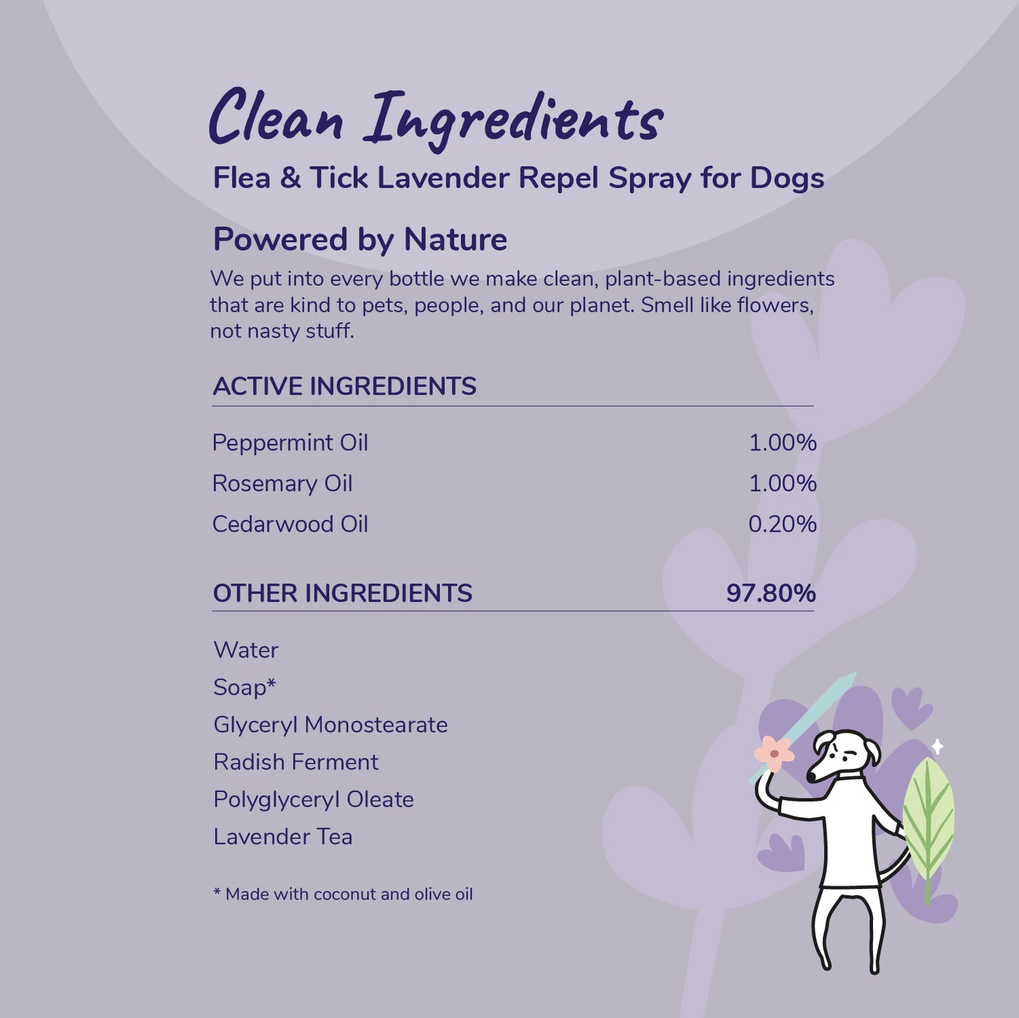 kin+kind Flea+Tick Protect Spray (Lavender)