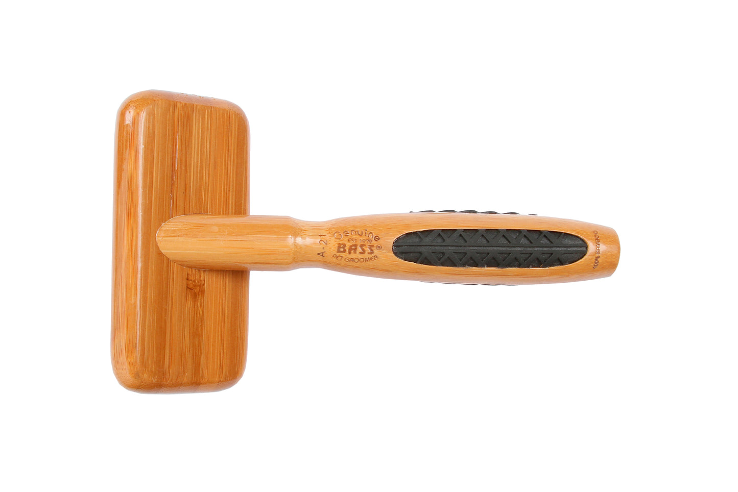 Bass Slicker Style Pet Brush SOFT | Striped or Dark Finish