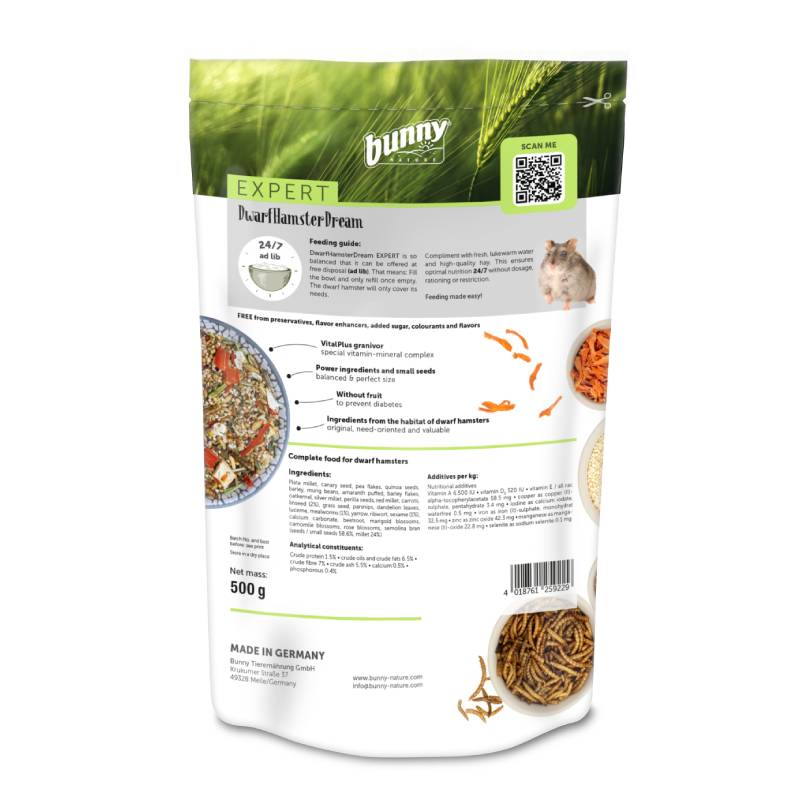 Bunny Nature Dwarf Hamster Dream Expert (500g)