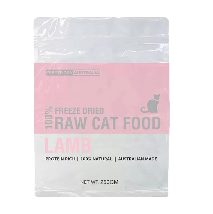 Freeze Dry Australia 100% Raw Cat Food – Lamb
