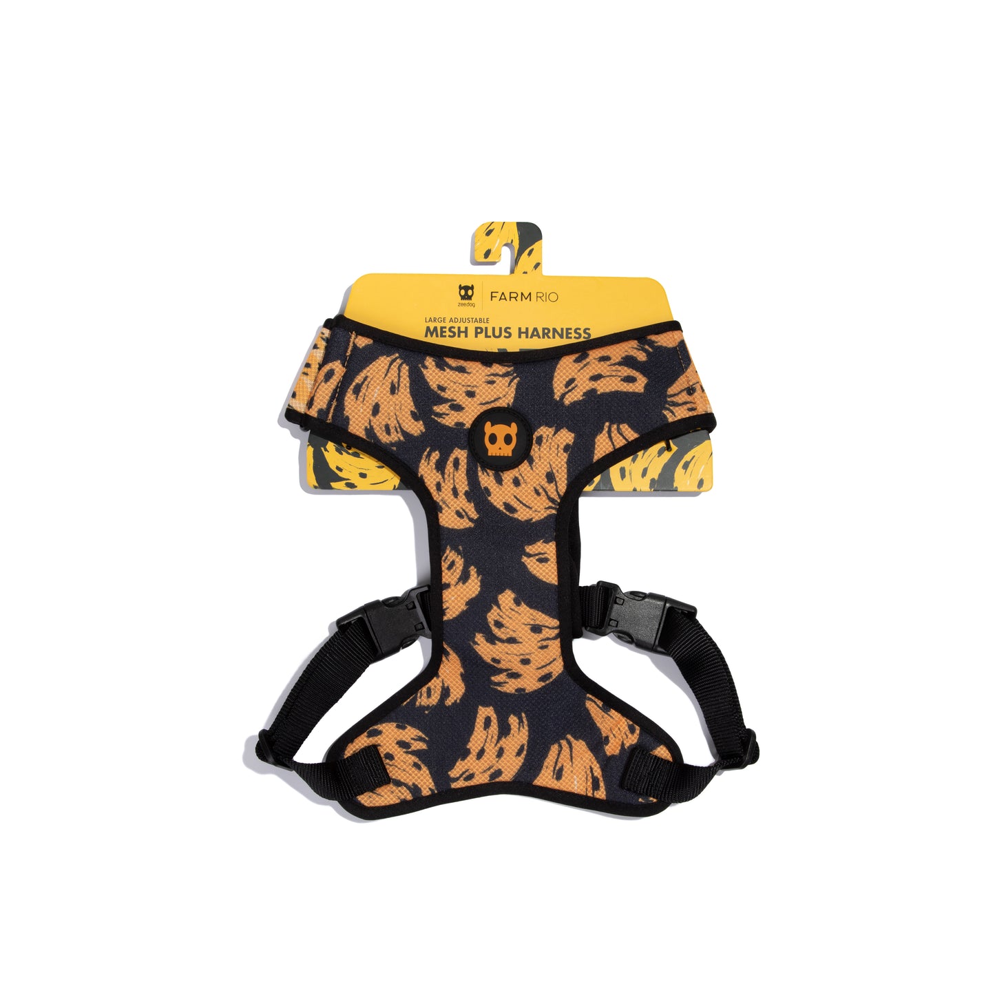 zee.dog x FARM Rio Bossa Banana Adjustable Air Mesh Harness
