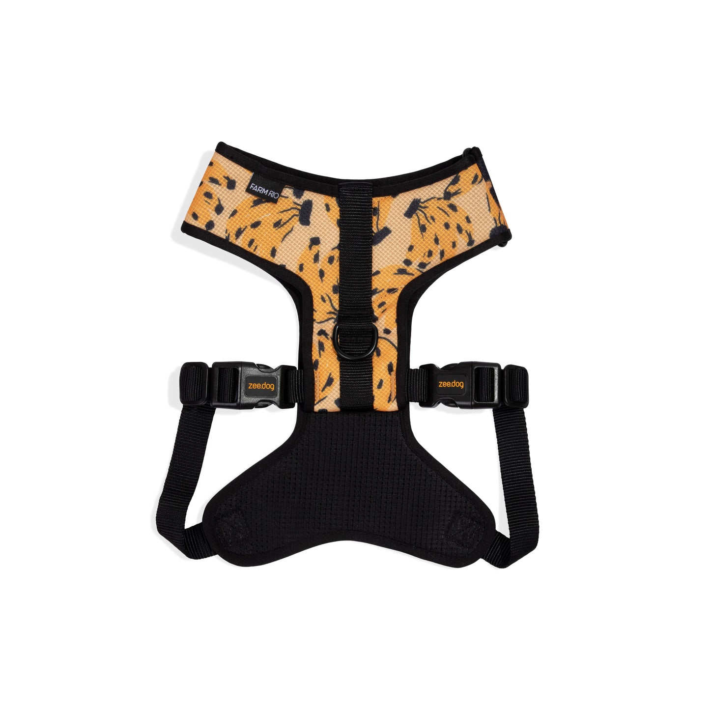 zee.dog x FARM Rio Bossa Banana Adjustable Air Mesh Harness