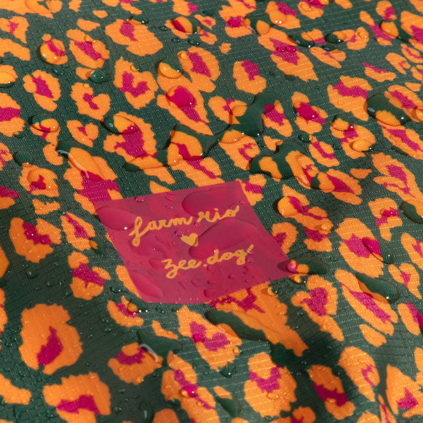 zee.dog x FARM Rio Selva Raincoat