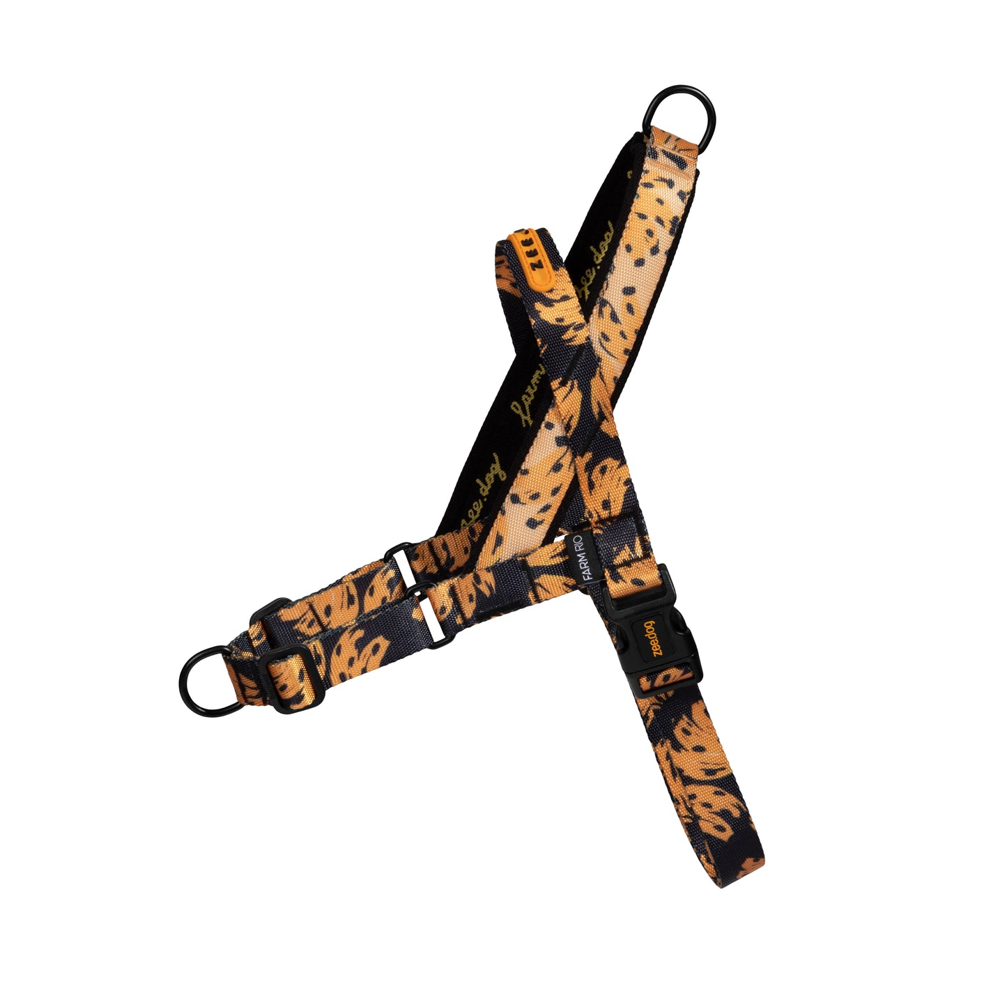 zee.dog x FARM Rio Bossa Banana Softer Walk Harness