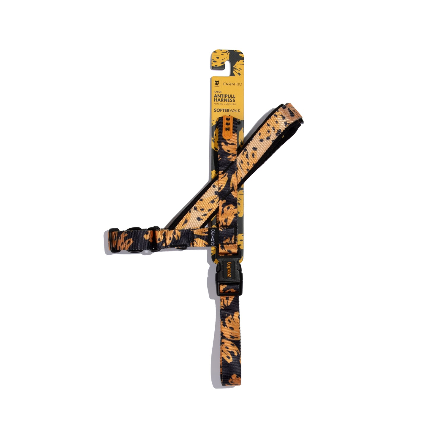 zee.dog x FARM Rio Bossa Banana Softer Walk Harness