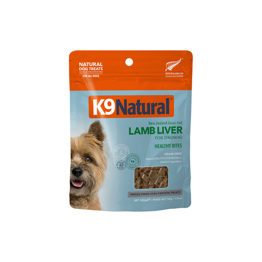 K9 Natural Freeze Dried Lamb Liver (50g)