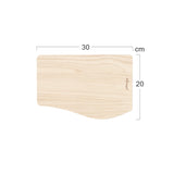 Niteangel Platform Top (Wave) | Wood Grain (30cm x 20cm)