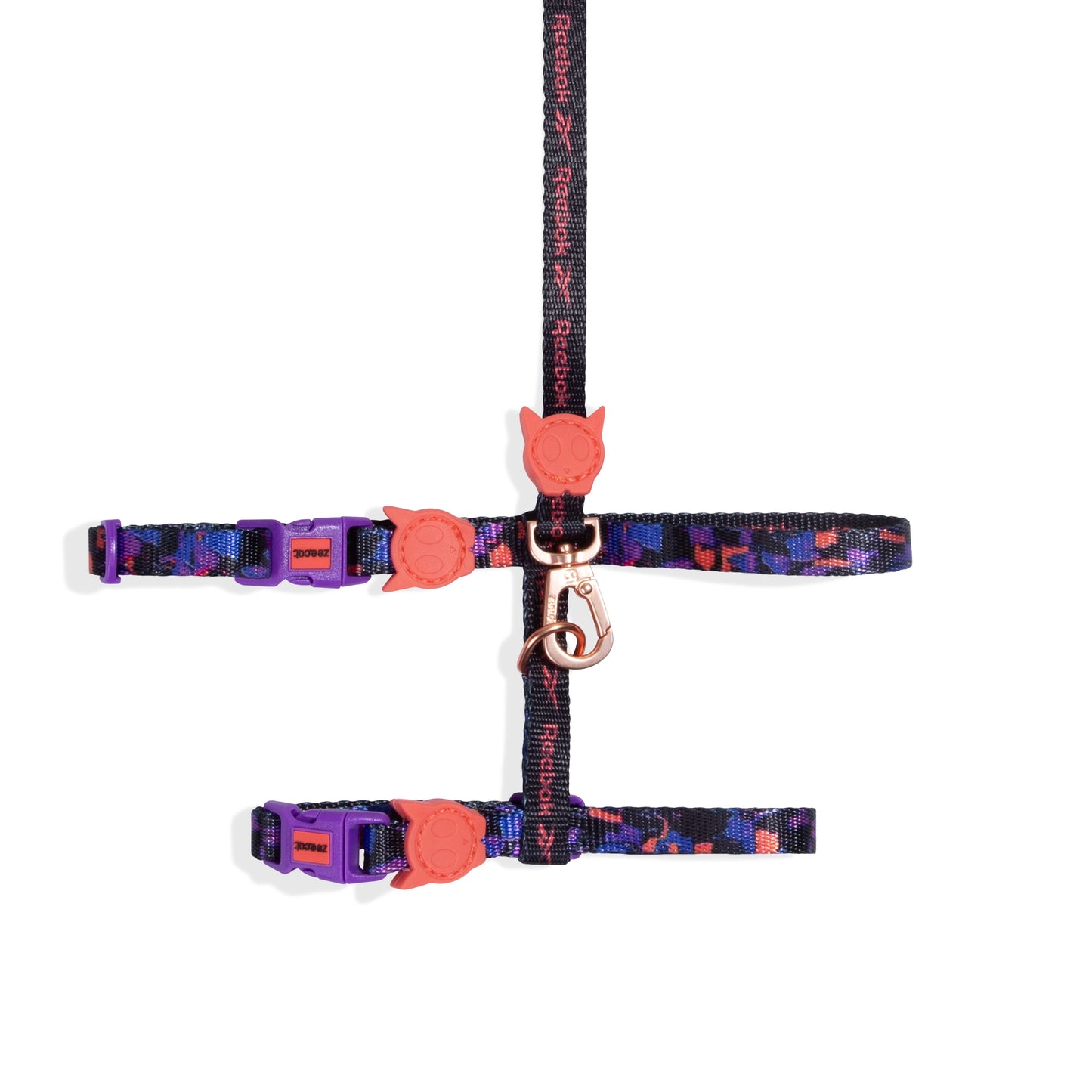 zee.cat Court Harness + Leash Set